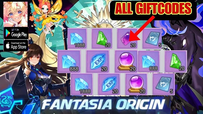 Fantasia Origin Idle RPG Gift Codes New Update 2023