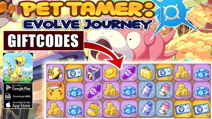 Pet Tamer Evolve Journey Codes New Update