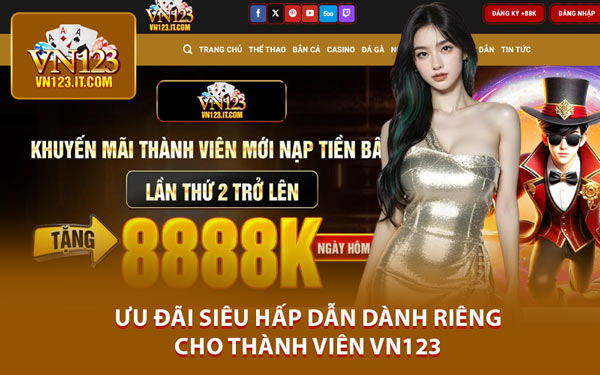 Ưu Đãi Siêu Hấp Dẫn Dành Riêng Cho Thành Viên VN123